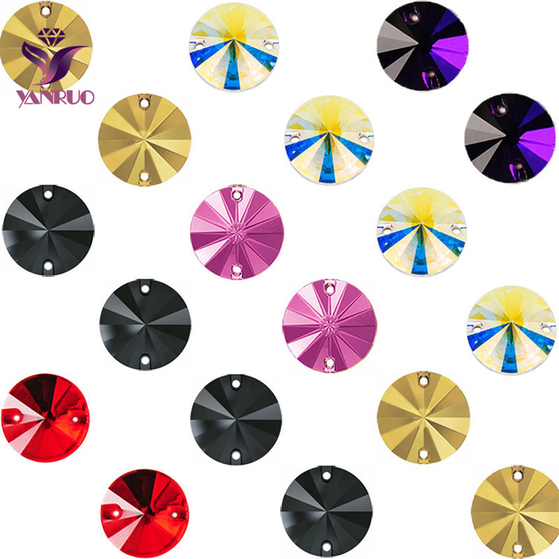 Embellish Craft - YANRUO 3200 Round Rhinestone Embellishments Sew