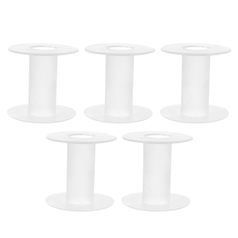 Embroidery Craft - 5Pcs Plastic Wire Spools Sturdy Tangle-Free