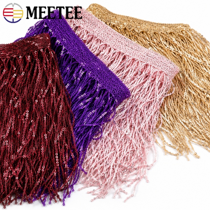 3/5Yards 20cm Sequin Tassel Fr - Fringe Ribbon Sewing review and price