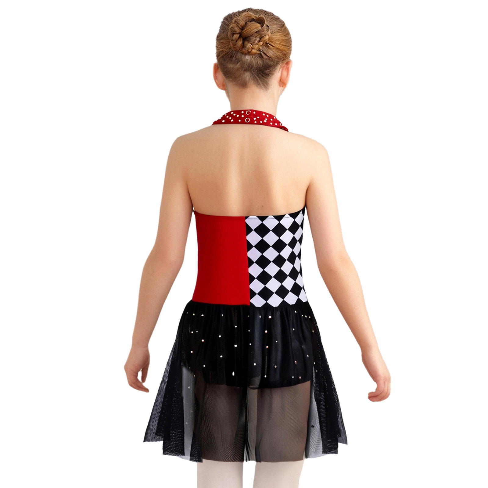 Kids Girls Ballet Dance Leotar - Rhinestone Banding Trim review and price