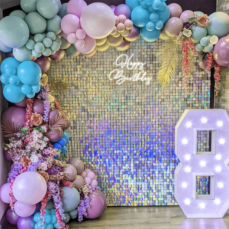 18 Pcs Sequin Panel Background - Sequin Fabric Panel review and price