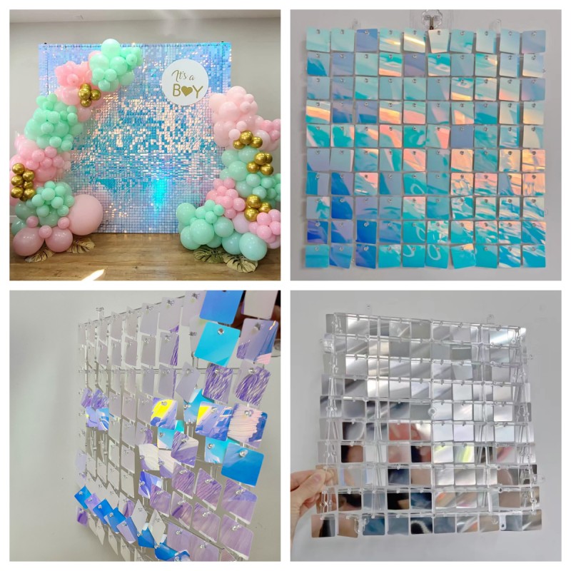 18 Pcs Sequin Panel Background - Sequin Fabric Panel review and price