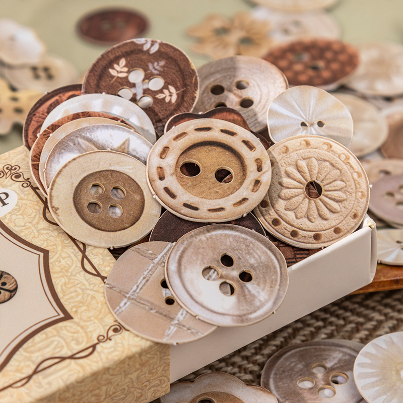 JIANQI 100 Sheets Button shape - Embellishments For Scrapbooking review and price