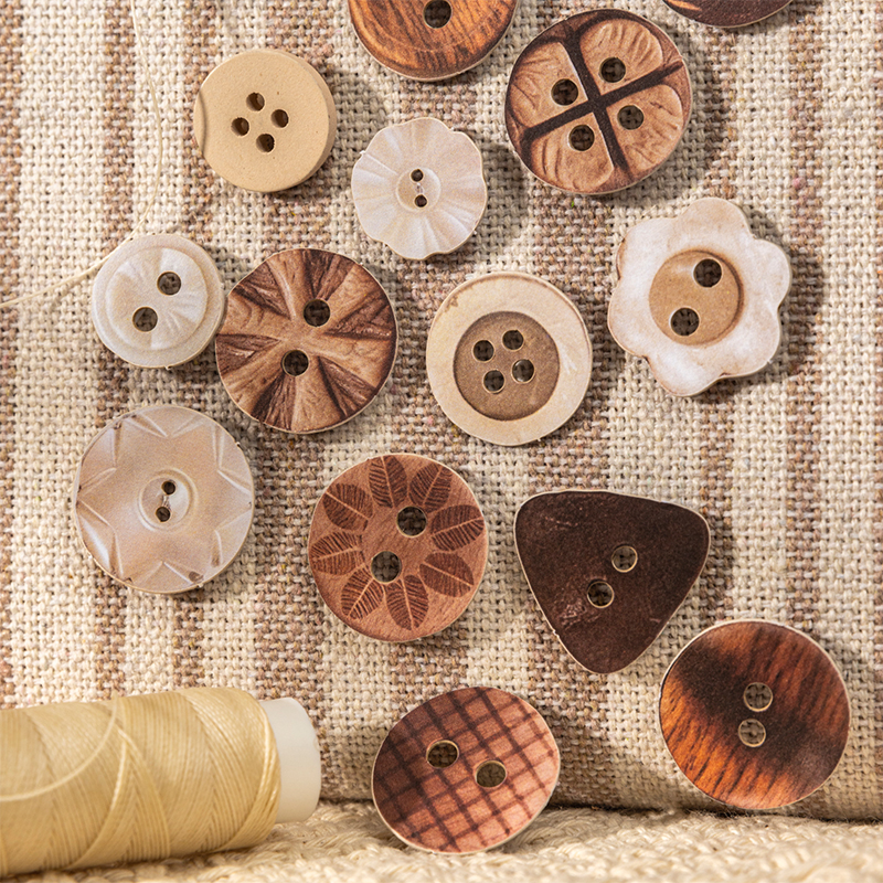 JIANQI 100 Sheets Button shape - Embellishments For Scrapbooking review and price