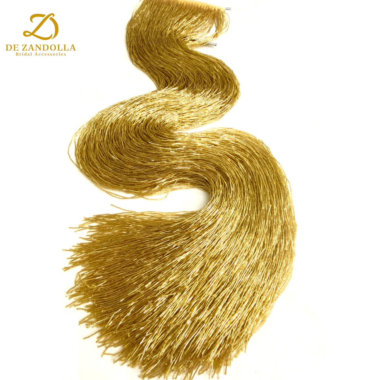100cm Length Gold Red Crystal  - Beaded Trim Fringe review and price