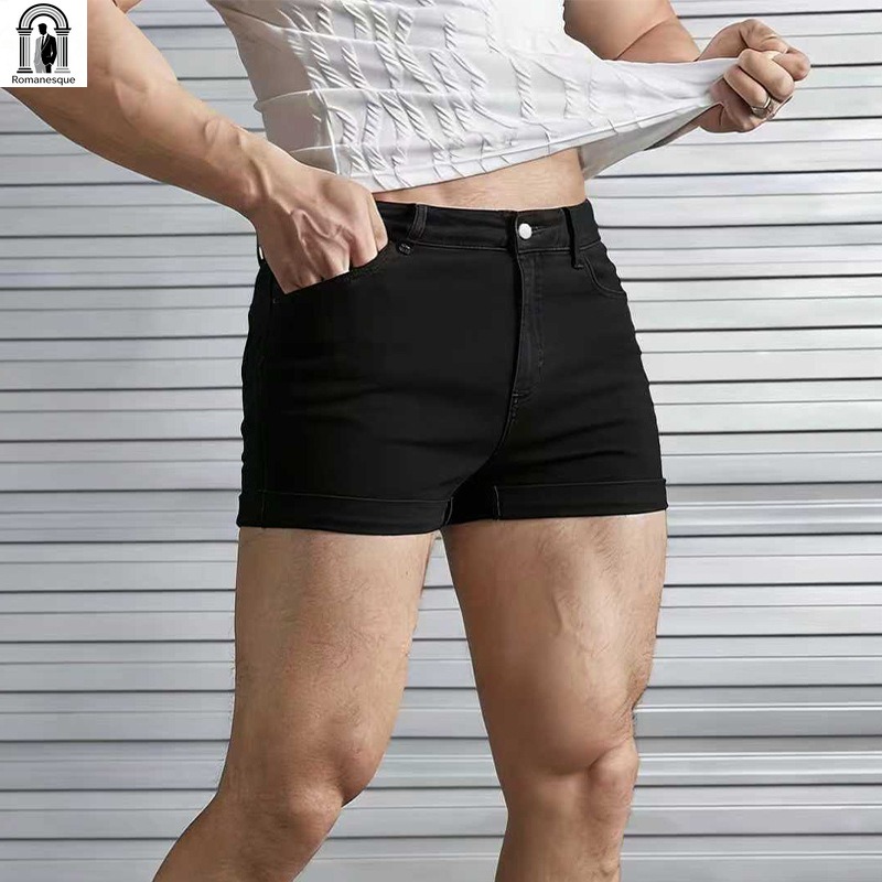 Men's Sexy Slim Fit White Deni - Embellish Knit review and price