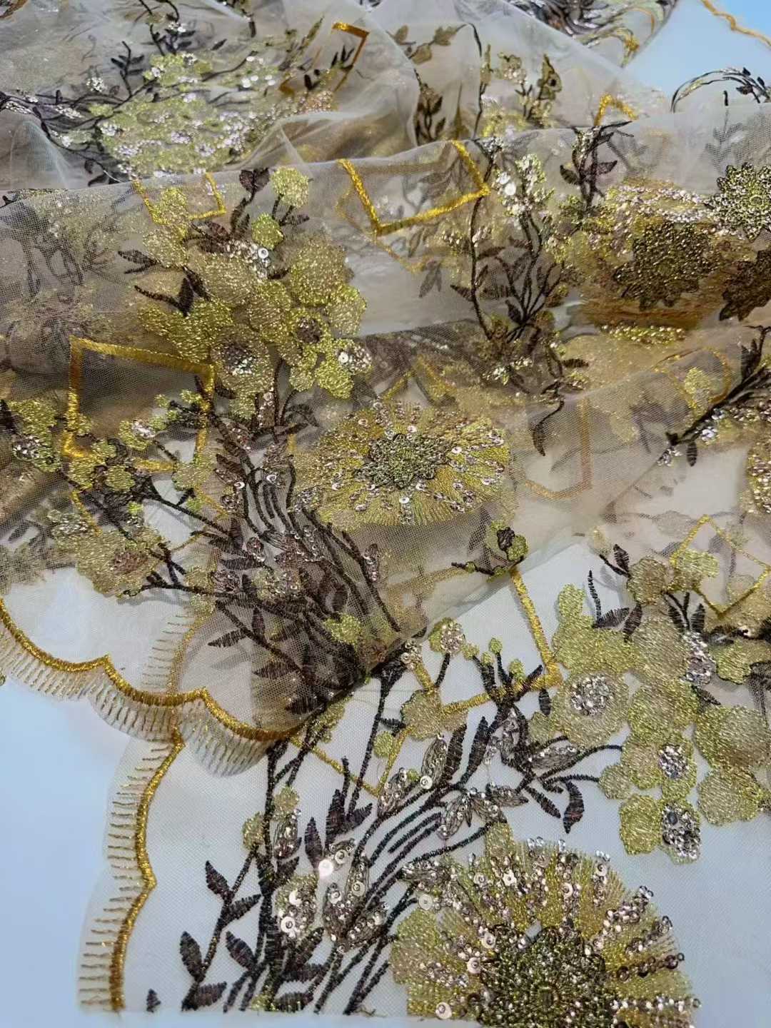 High Couture Crystal Irregular - Crystal Mesh Fabric review and price