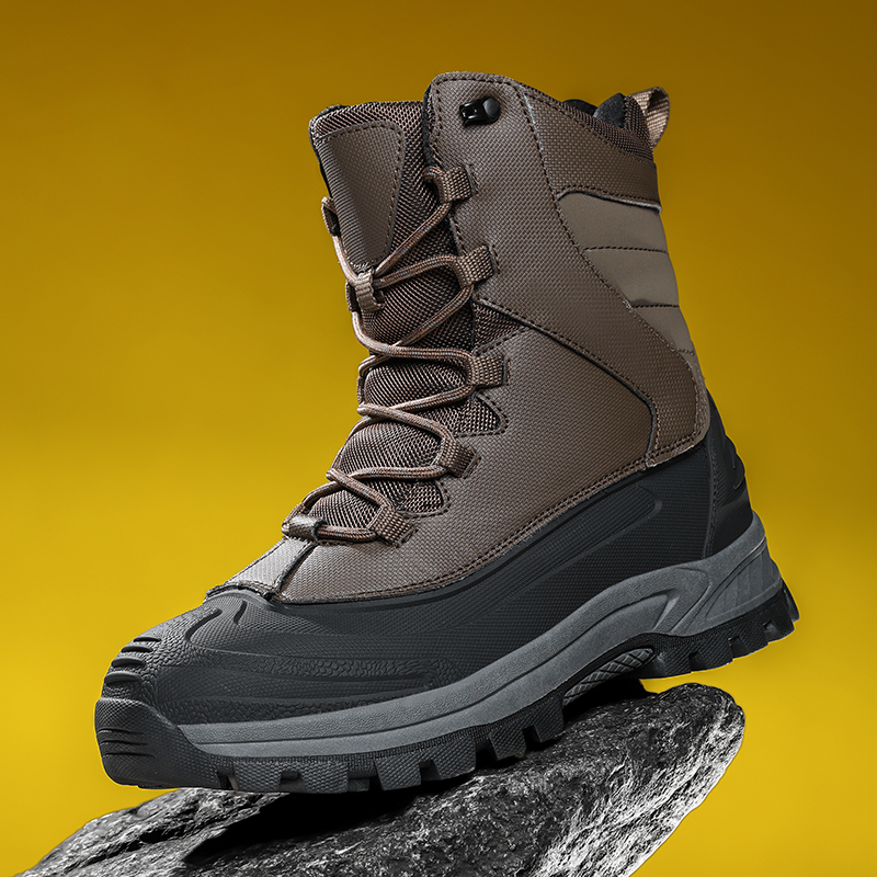 Men's Non-Slip Warm Hiking Sho - Guipure Lace Panel review and price