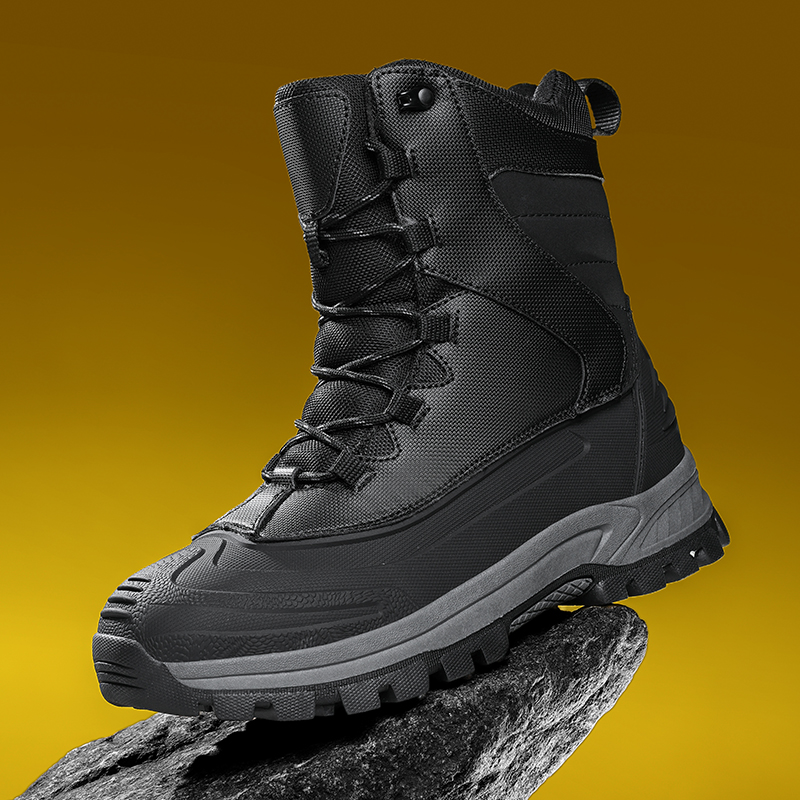 Men's Non-Slip Warm Hiking Sho - Guipure Lace Panel review and price