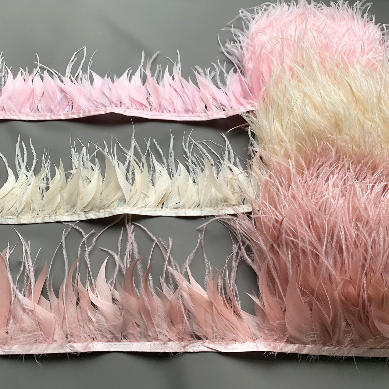 10M Colorful Ostrich Feather T - Fringe Ribbon Sewing review and price