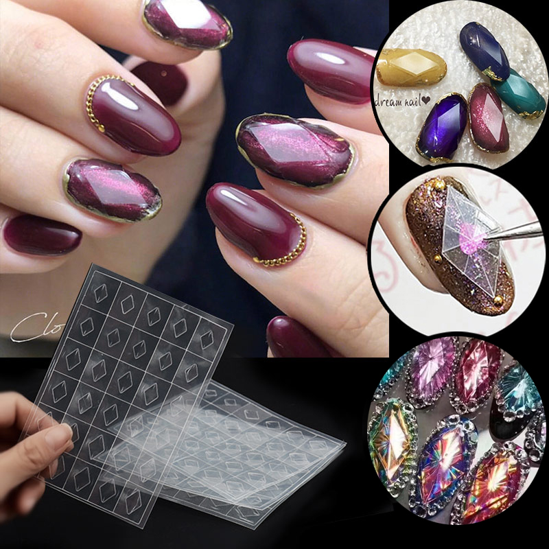 1 Sheet Nail Gemstone Stencil  - Glitter Vinyl Roll review and price