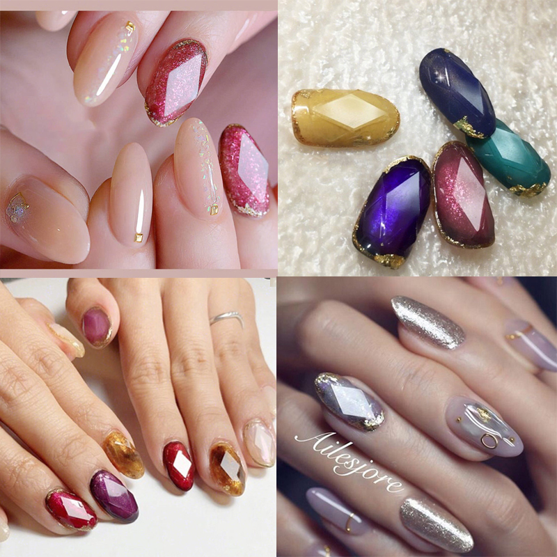 1 Sheet Nail Gemstone Stencil  - Glitter Vinyl Roll review and price