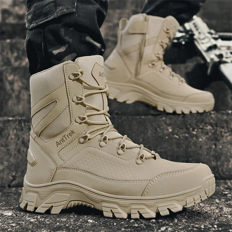 New Men Tactical Boots Hunting - Guipure Lace Panel review and price