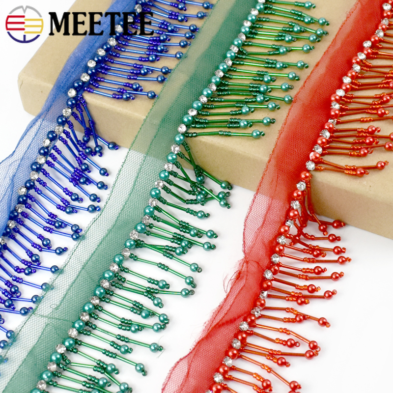 1Yard 5cm Beaded Lace Trim Fri - Fringe Ribbon Sewing review and price