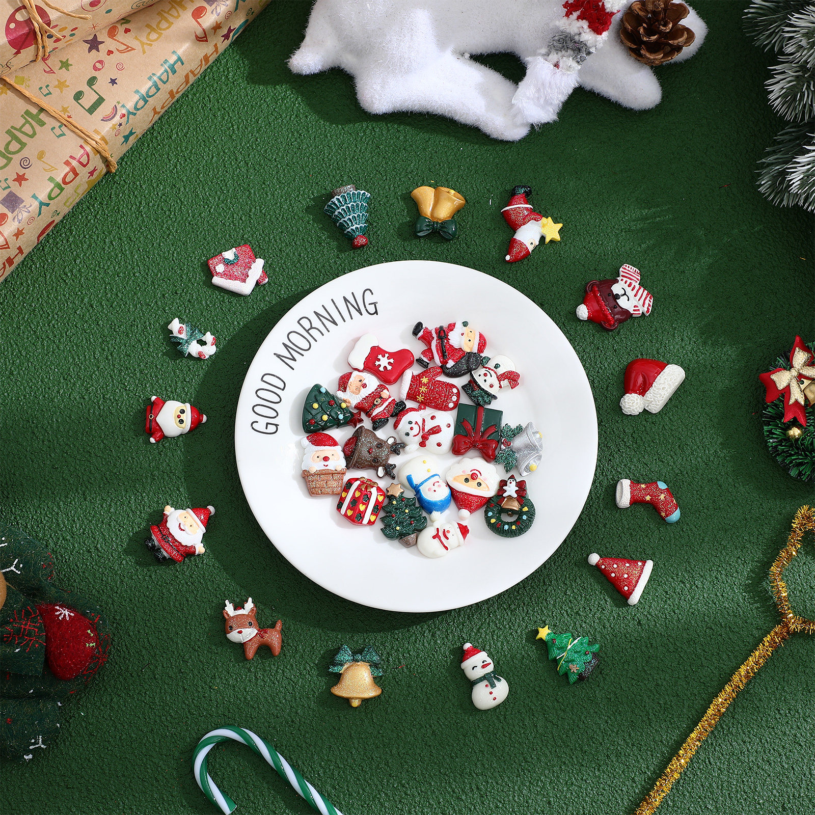 50 PCS Embellishment Christmas - Craft Embellishments review and price