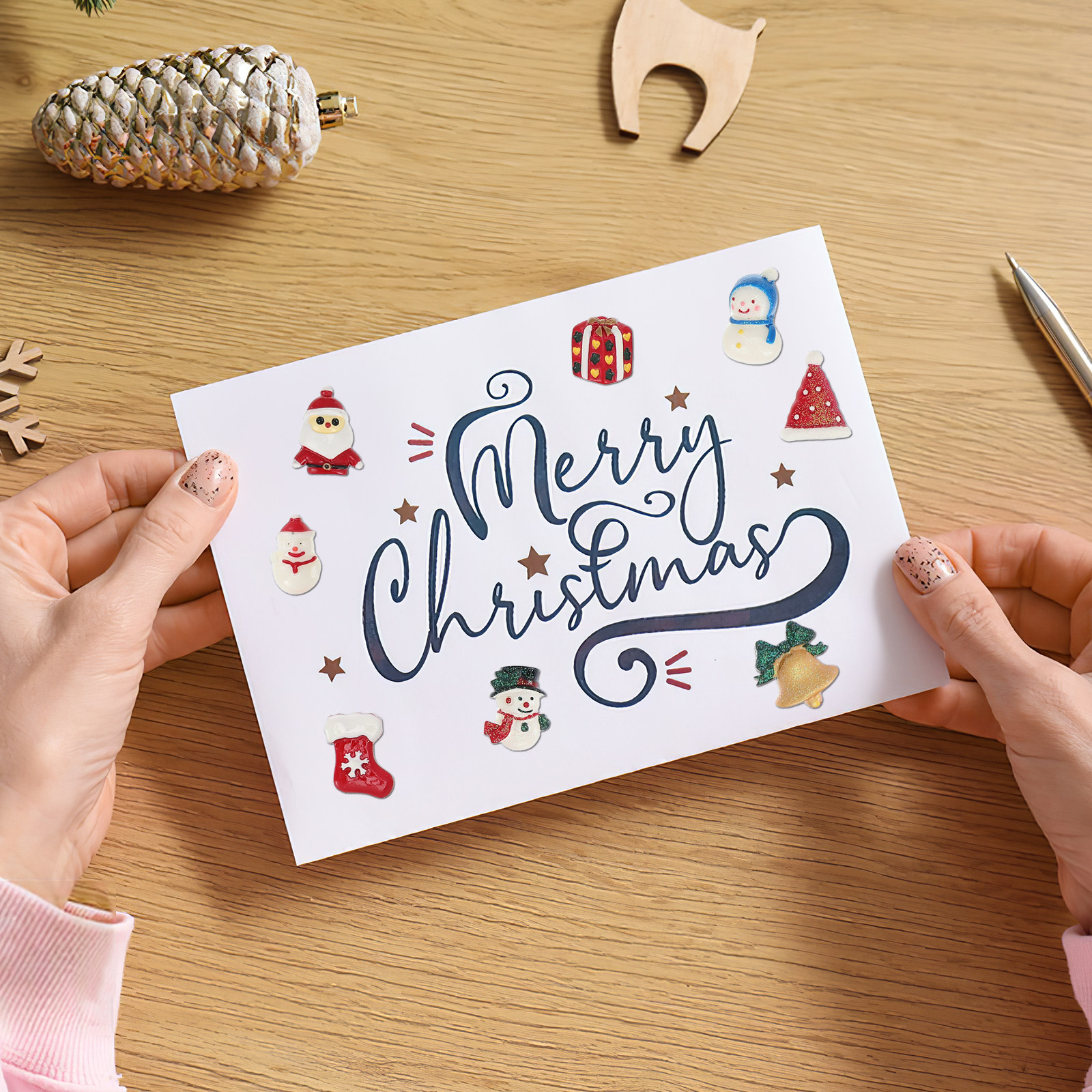 50 PCS Embellishment Christmas - Craft Embellishments review and price