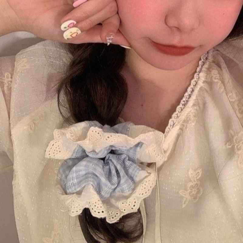 Women's Sweet Elastic Hair Ban - Elastic Lace Trim review and price