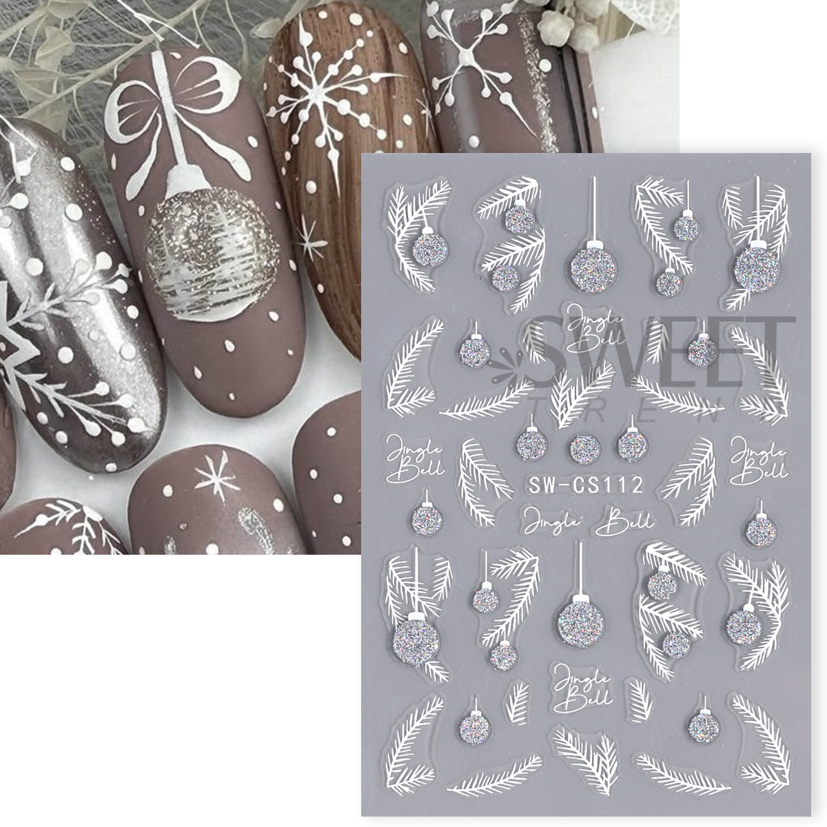 4pcs Winter Cartoon Christmas  - Glitter Vinyl Roll review and price