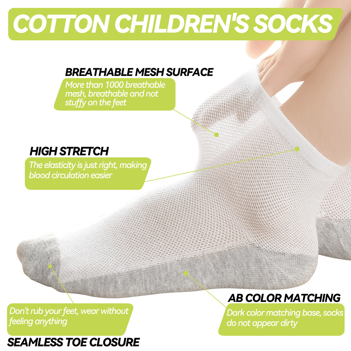 Children's Pure Cotton Mesh Bo - Embellish Knit review and price