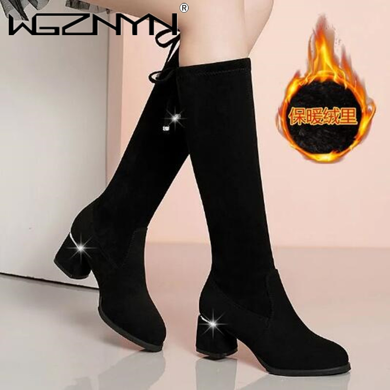 Women Autumn Winter Black Knee - Guipure Lace Panel review and price