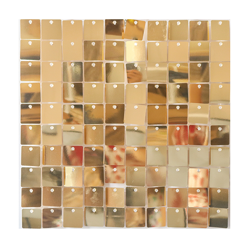 6-27 Pcs Light Golden Shimmer  - Sequin Fabric Panel review and price