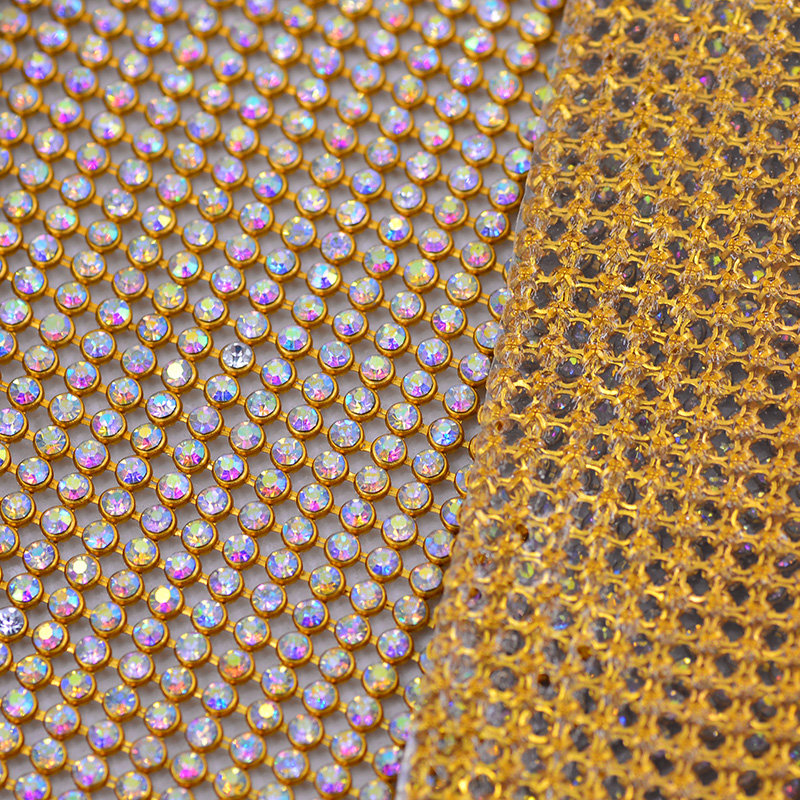JUNAO 45*120cm Crystal AB Glas - Crystal Mesh Fabric review and price