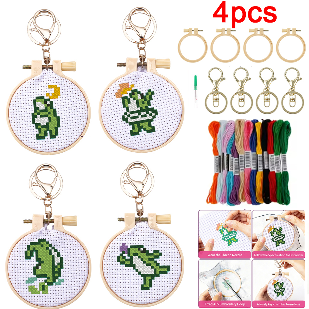 4pcs Embroidery Starter Kit DI - Embroidery Craft review and price