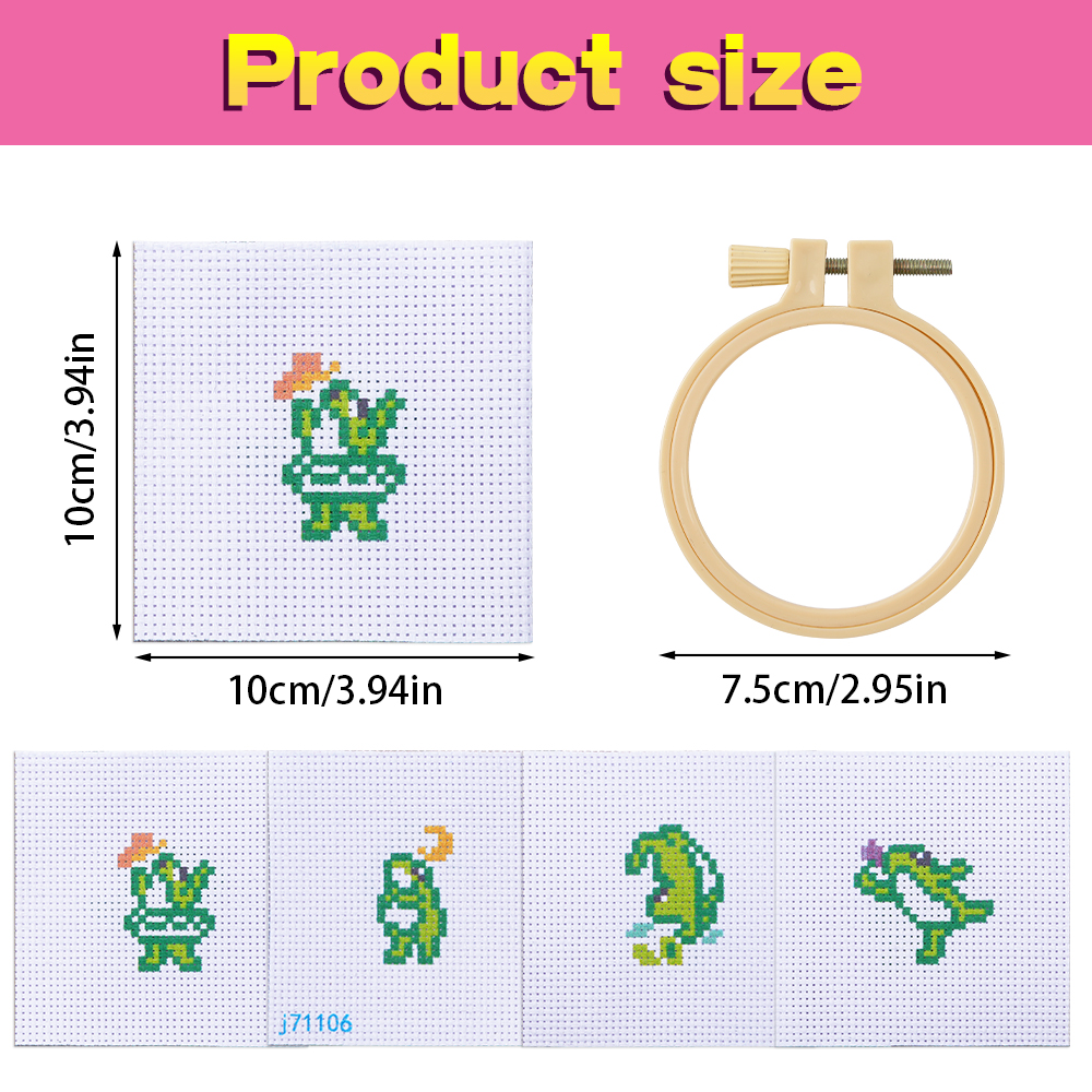 4pcs Embroidery Starter Kit DI - Embroidery Craft review and price