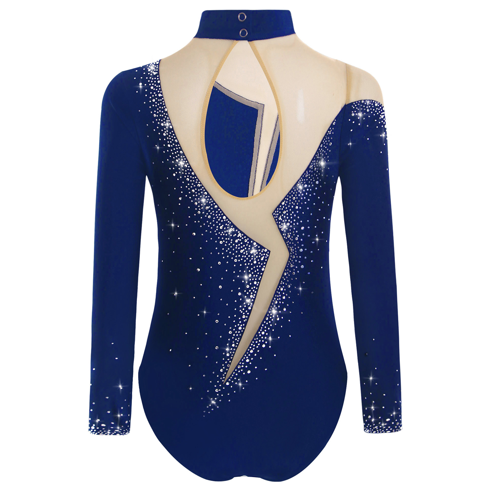 Kids Girls Gymnastics Leotards - Rhinestone Banding Trim review and price