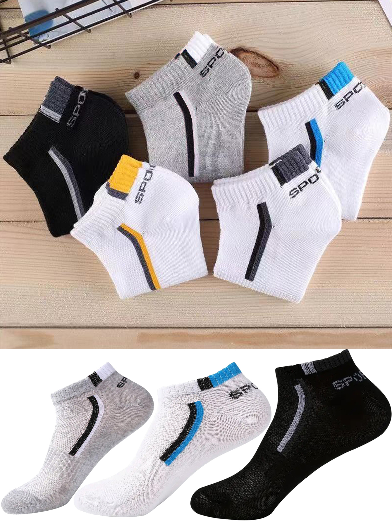 5/10/40Pair Men's Anti-Slip An - Embellish Knit review and price