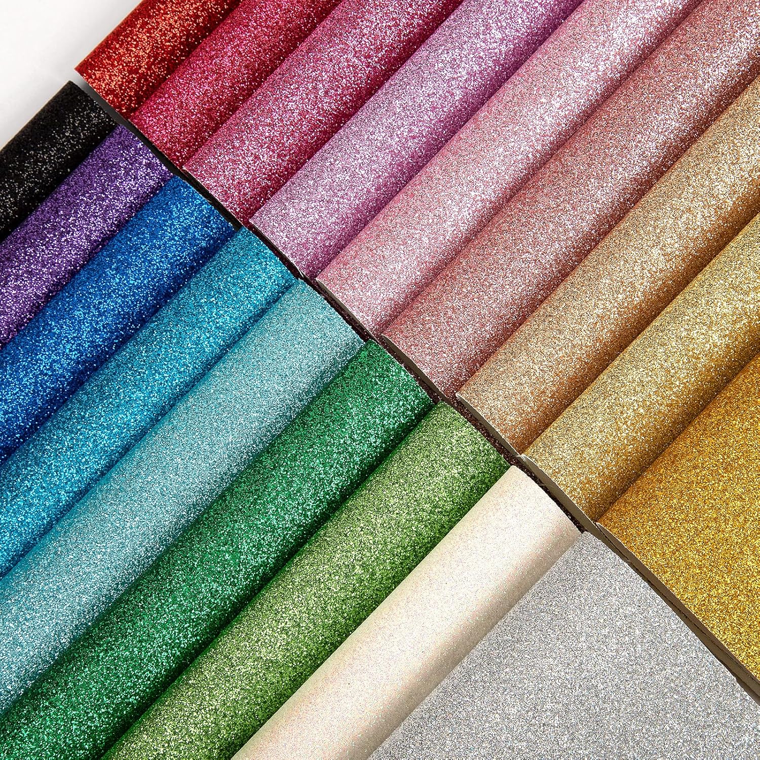 Sparkly Glitter Shiny Fabric S - Glitter Vinyl Roll review and price