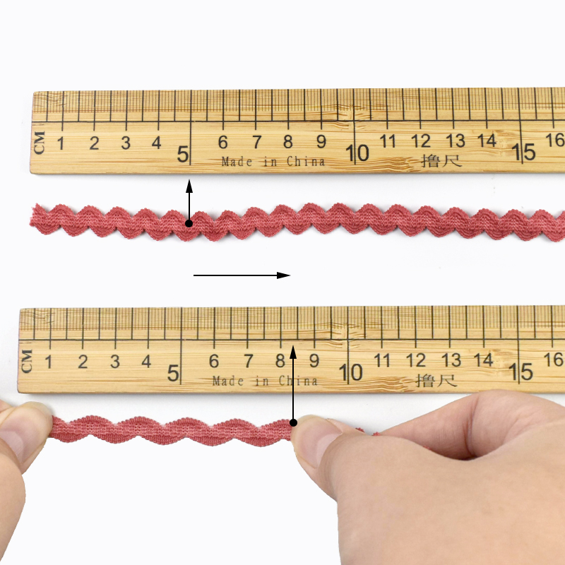 5/10/20M 10mm Wave Edge Elasti - Lace Ribbon Trim review and price