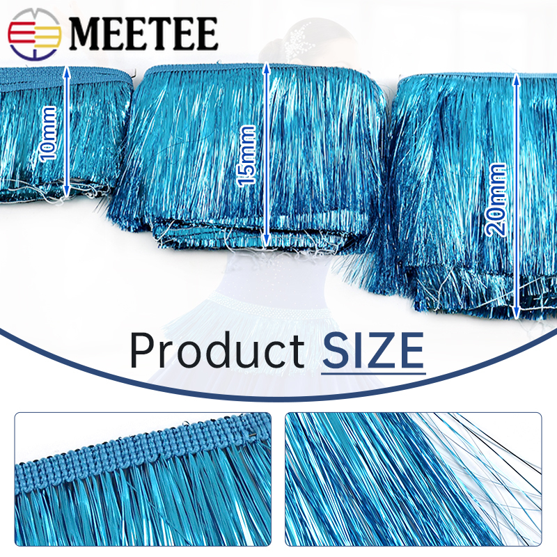 10M 10/15/20cm Shiny Metallic  - Fringe Ribbon Sewing review and price