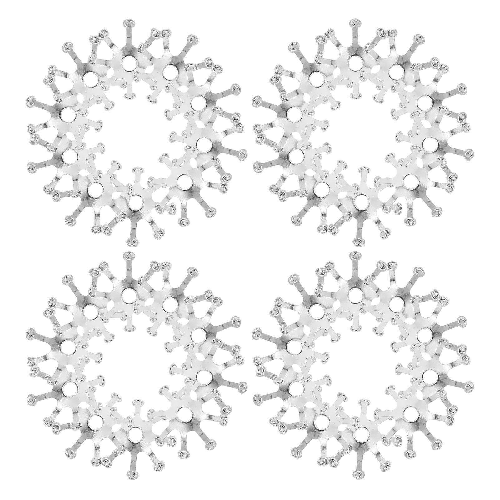 50Pcs Chic Flower Bud Shaped C - Craft Embellishments review and price