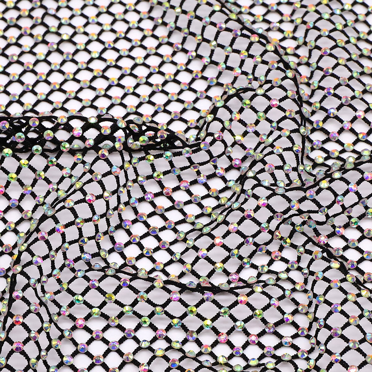 Multi Sizes Sewing Rhinestones - Crystal Mesh Fabric review and price
