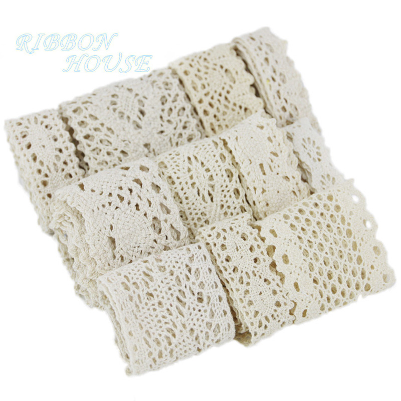 Cotton Lace Ribbon Beige DIY H - Guipure Lace Panel review and price