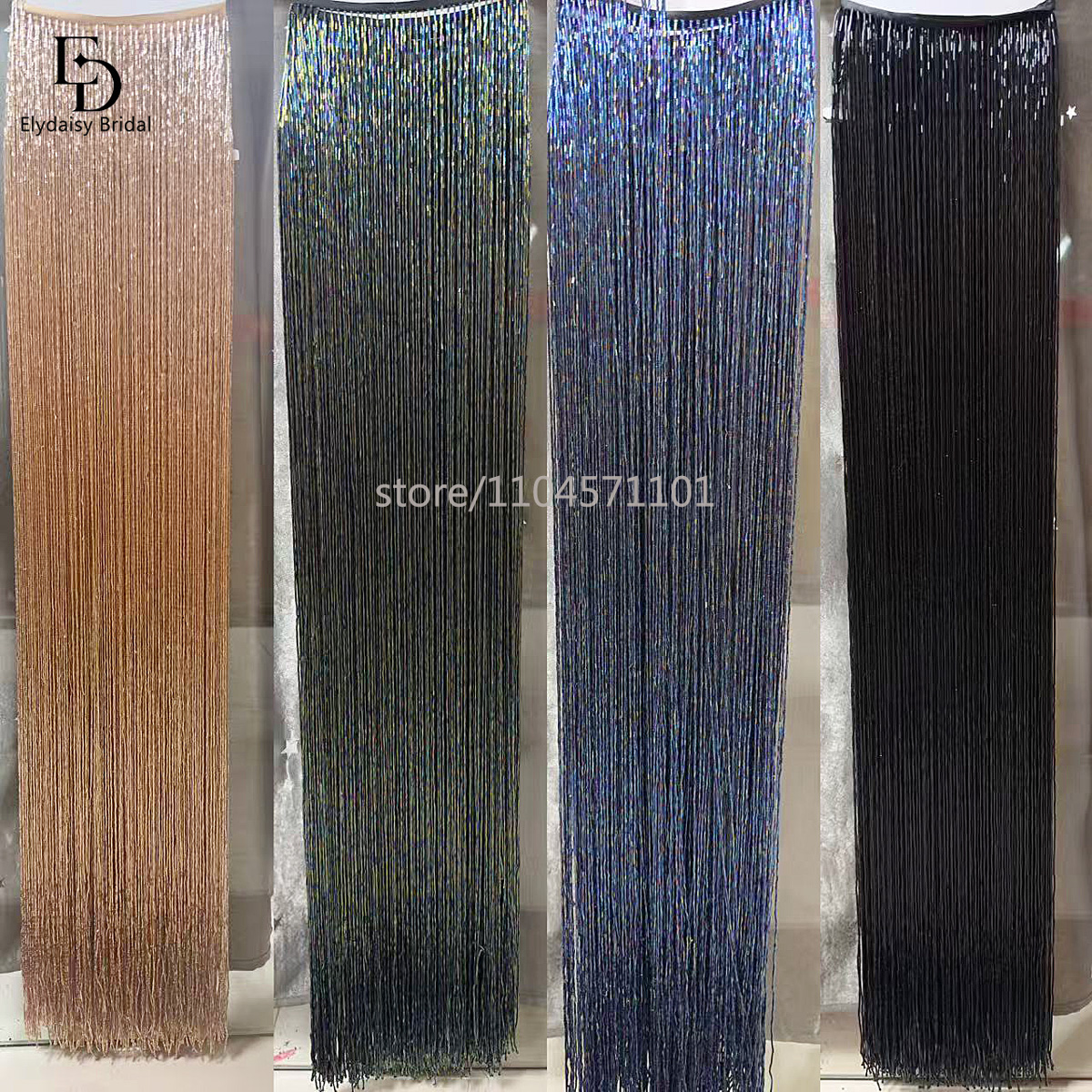 ELYDAISY 1Meter Length Champag - Fringe Ribbon Sewing review and price