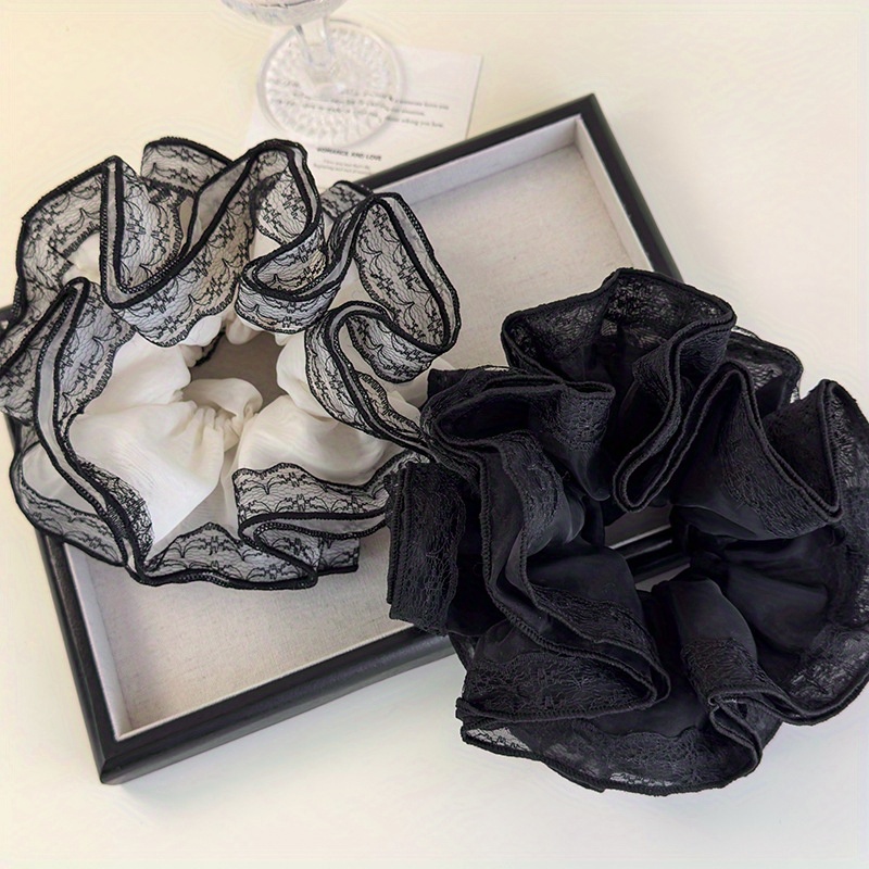 Luxury Lace Trim Ponytail Hold - Elastic Lace Trim review and price
