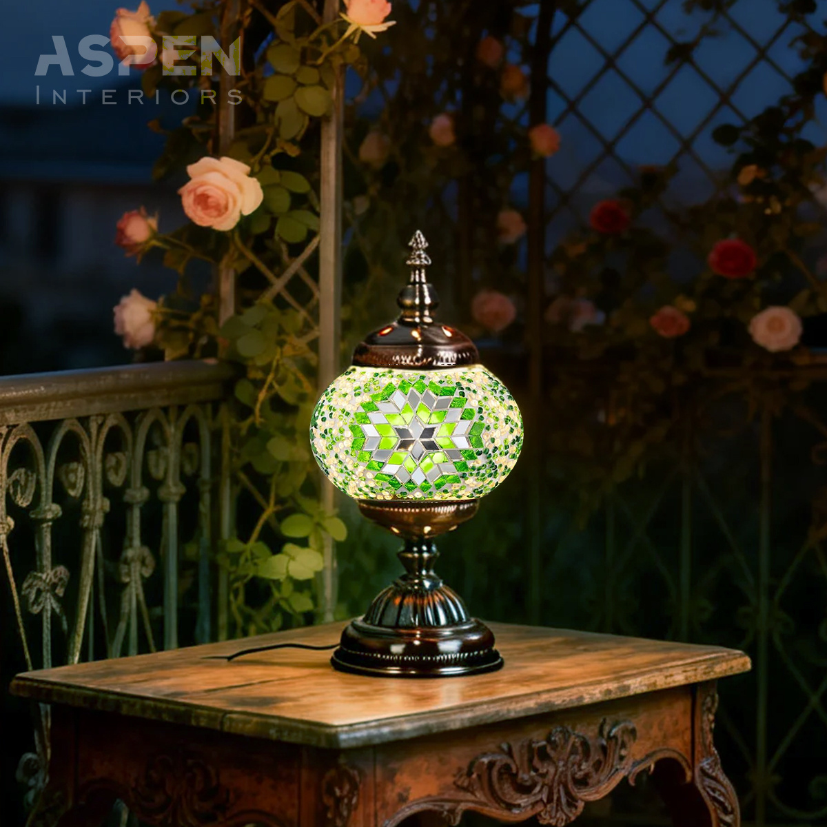 DIY Colored Glass Mosaic Table - Craft Embellishments review and price