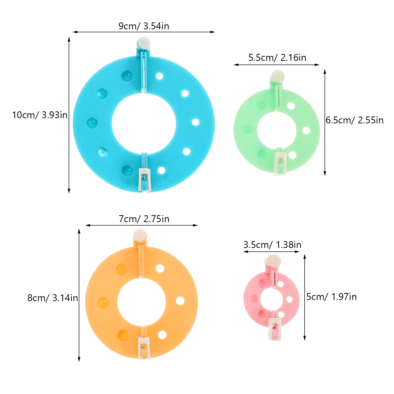 1Set Plastic Pompom Maker Kit  - Pom Pom Maker Tool review and price