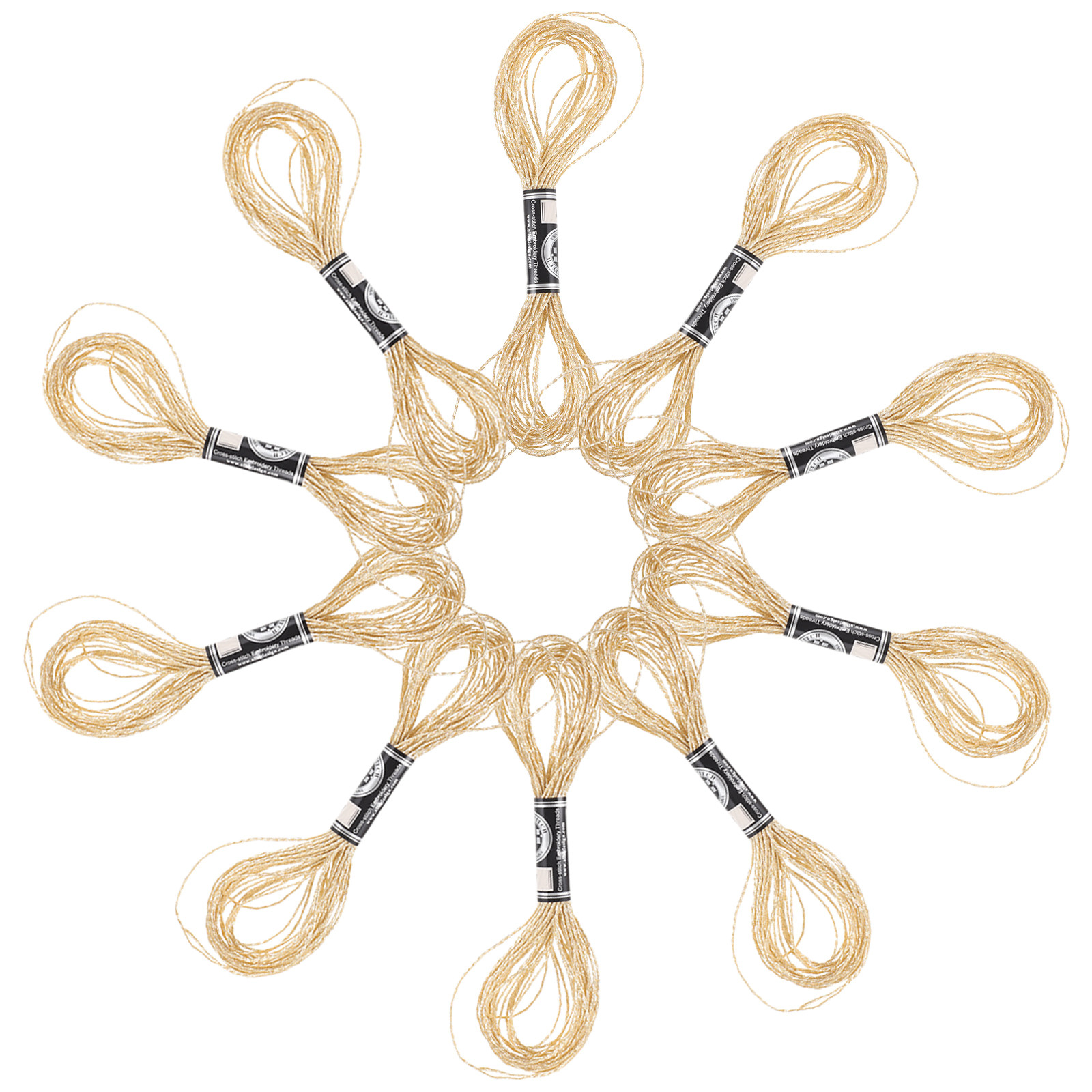12Pcs Shimmering Metallic Embr - Embroidery Craft review and price