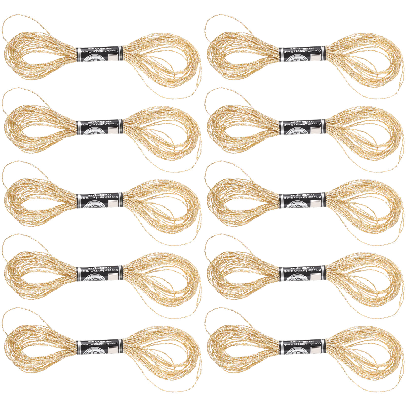 12Pcs Shimmering Metallic Embr - Embroidery Craft review and price