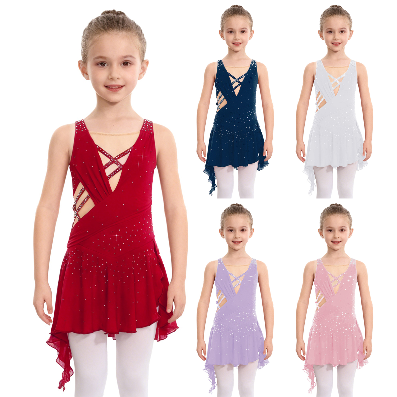 Kids Girls Lyrical Ballet Danc - Rhinestone Banding Trim review and price