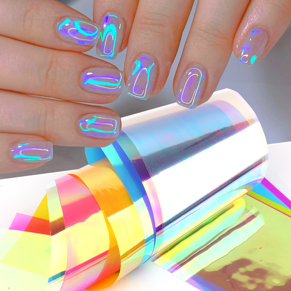 8pcs Holographic Aurora Film N - Glitter Vinyl Roll review and price