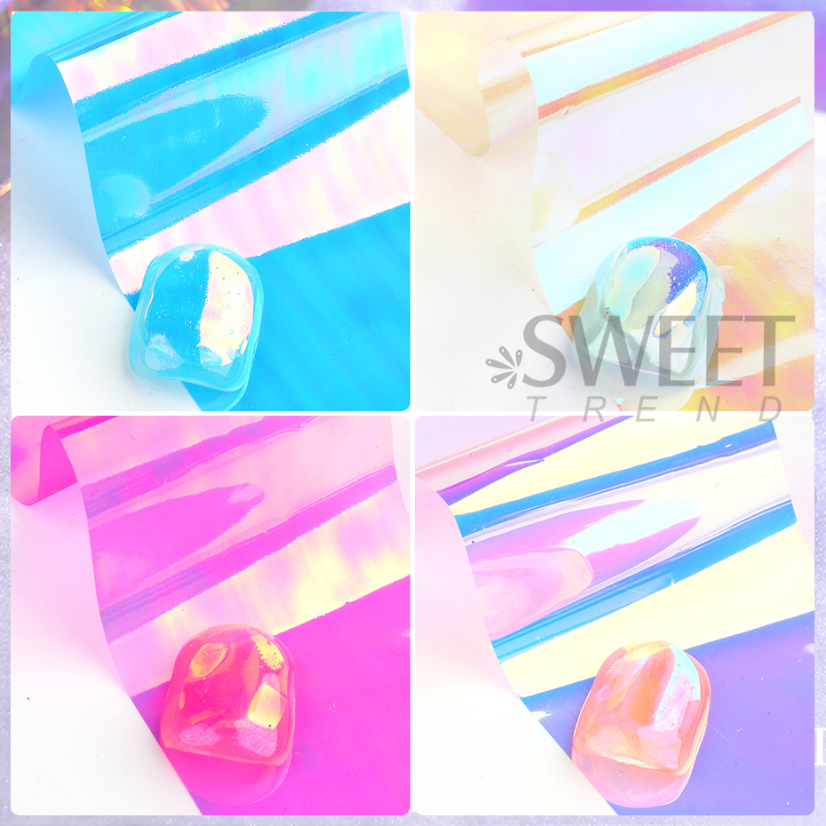 8pcs Holographic Aurora Film N - Glitter Vinyl Roll review and price
