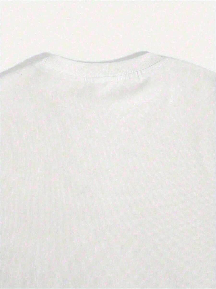 White Womens Round Neck Tee Fe - Embellish Knit review and price